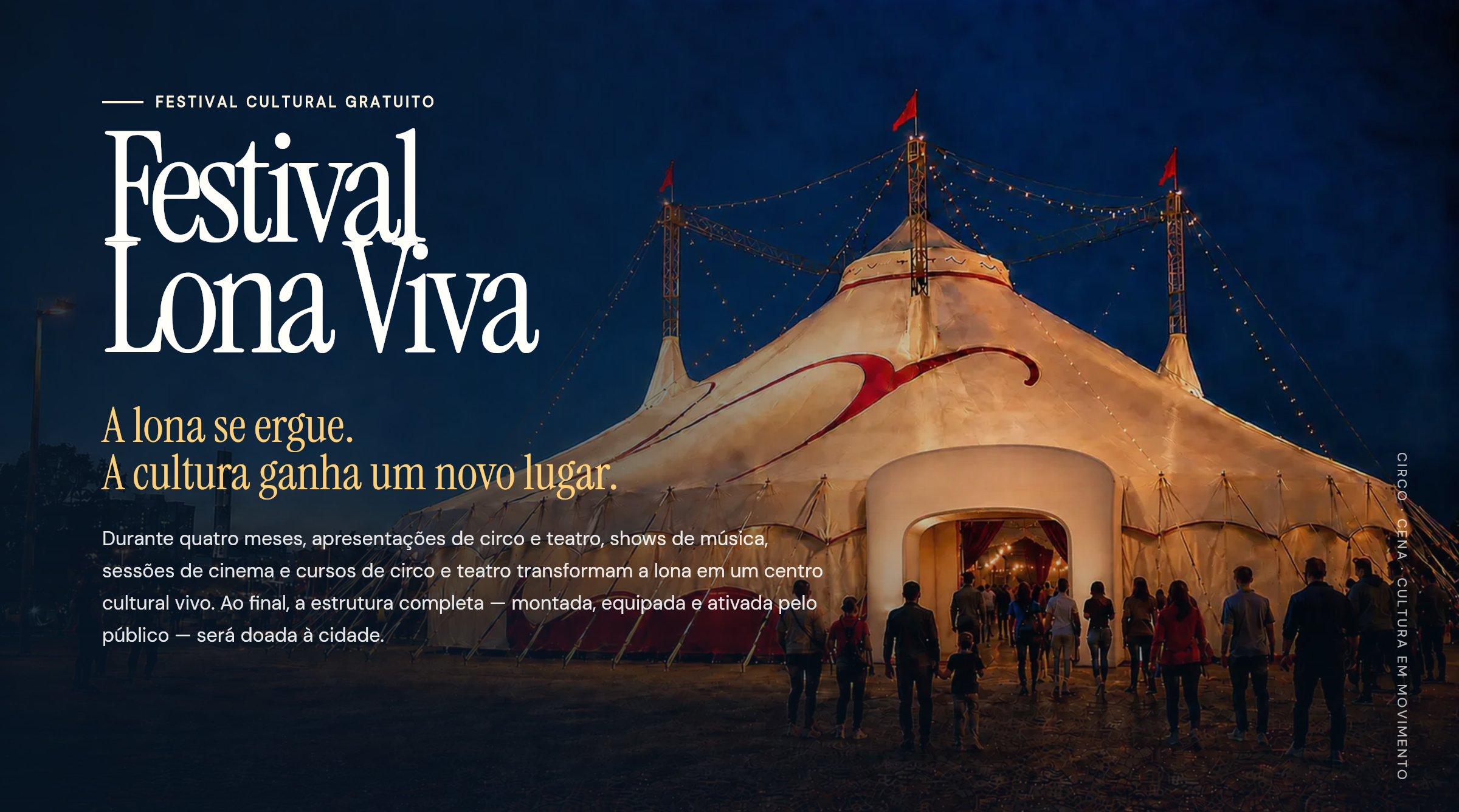 Capa do projeto Festival Lona Viva