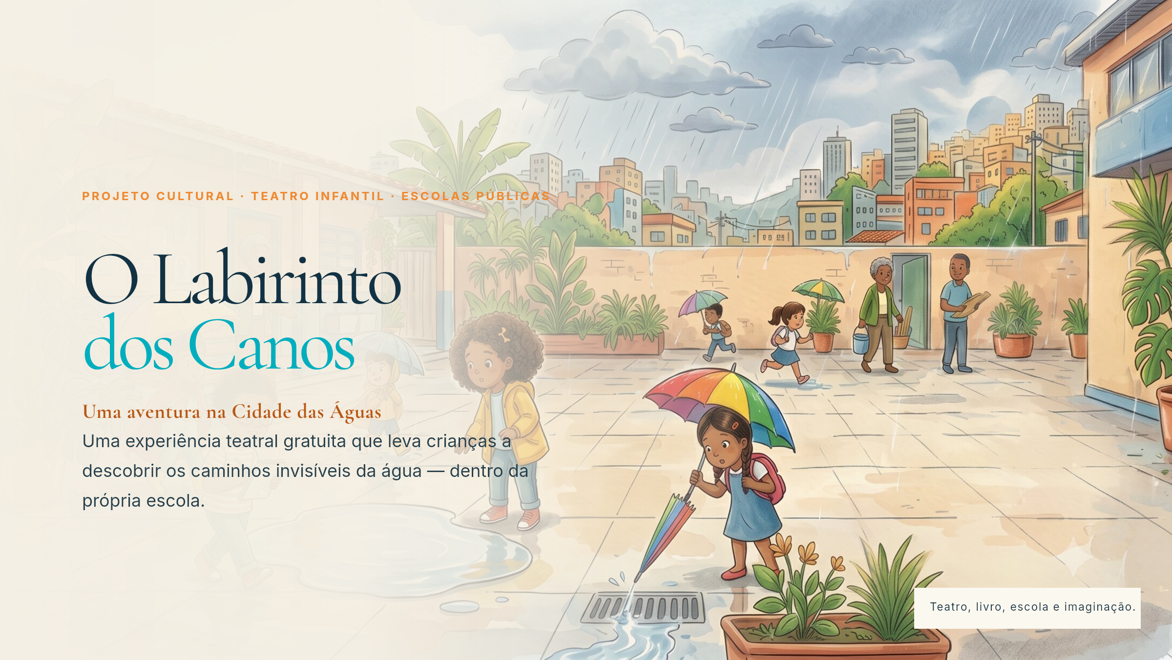 Capa do projeto O Labirinto dos Canos